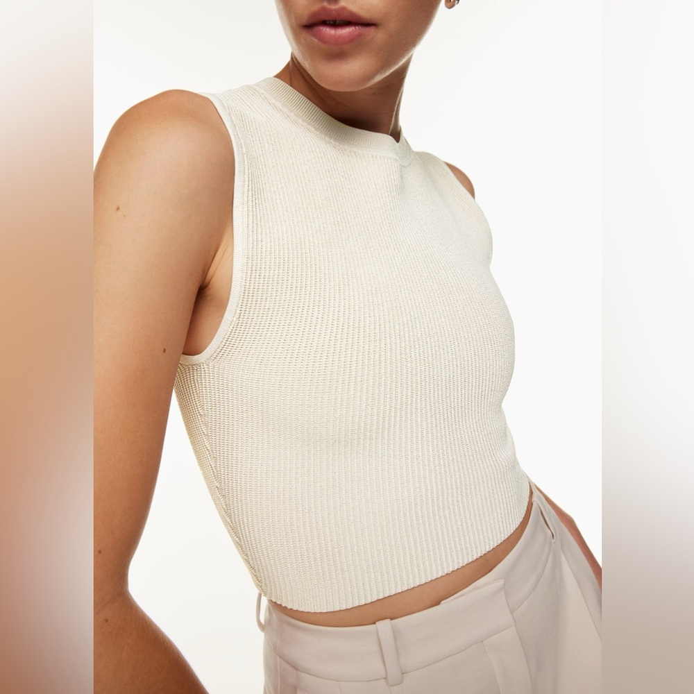 Aritzia Babaton Sculpt Top sz S